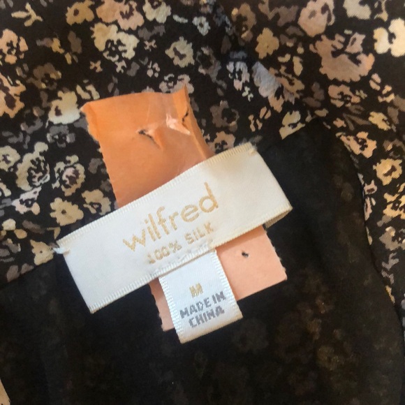 SOLD * Wilfred Sabine Dress - black with flowers - Picture 4 of 6